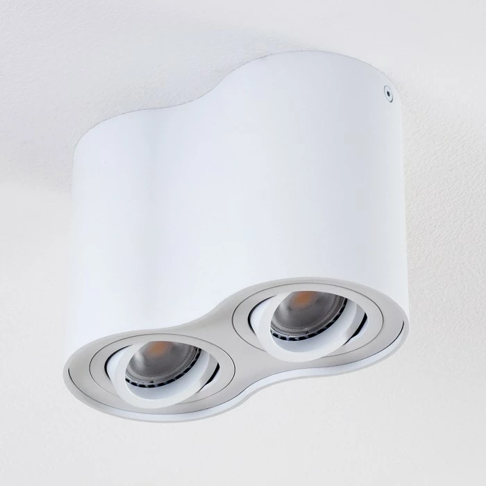 Hofstein Betsie Deckenleuchte Weiß, 2-flammig – Bild 7