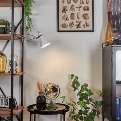 Hofstein Brienz Klemmleuchte Chrom, 1-flammig