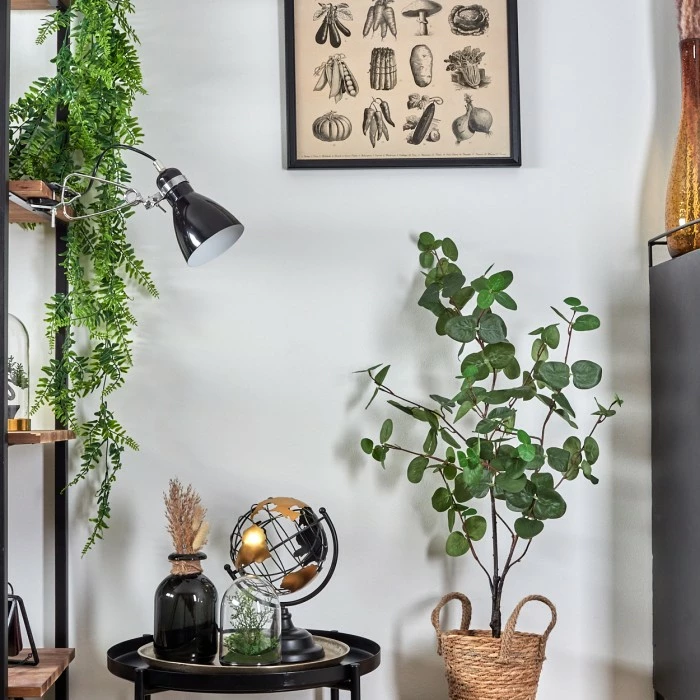 Hofstein Brienz Klemmleuchte Chrom, Schwarz, 1-flammig – Bild 12