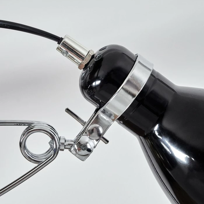 Hofstein Brienz Klemmleuchte Chrom, Schwarz, 1-flammig – Bild 6