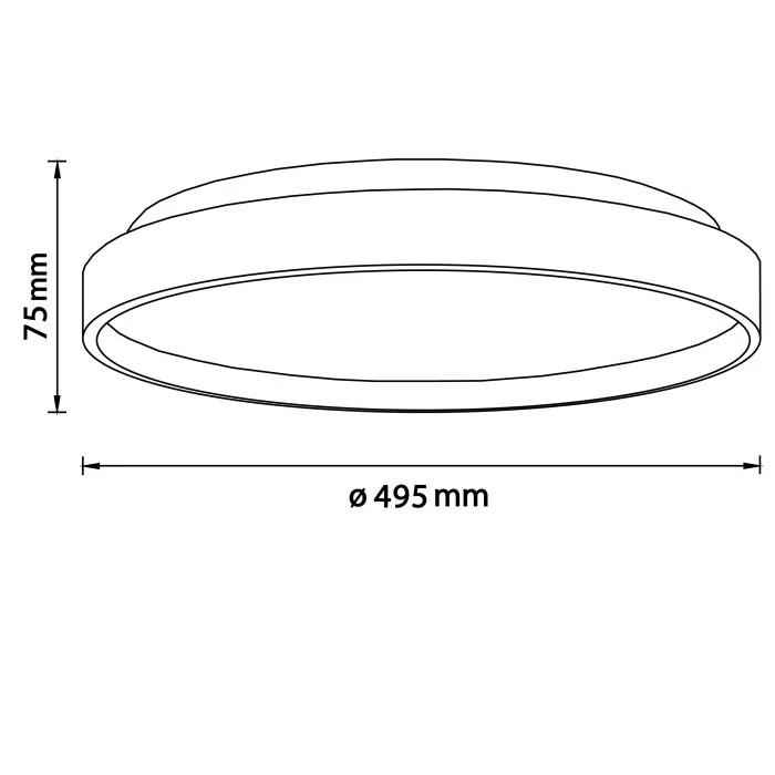 Brilliant Leuchten Brilliant Alson Deckenleuchte LED Braun, Weiß, 1-flammig, Fernbedienung – Bild 8
