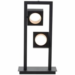 Brilliant Leuchten Brilliant Dillard Tischleuchte LED Schwarz, Gold, 2-flammig