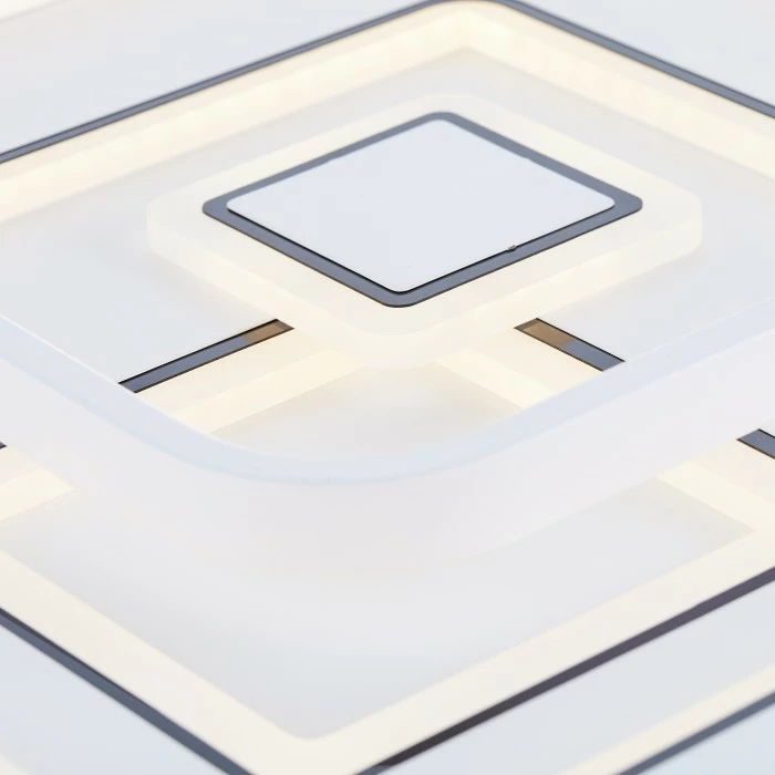 Brilliant Leuchten Brilliant Furtado Deckenleuchte LED Schwarz, Weiß, 1-flammig, Fernbedienung – Bild 3