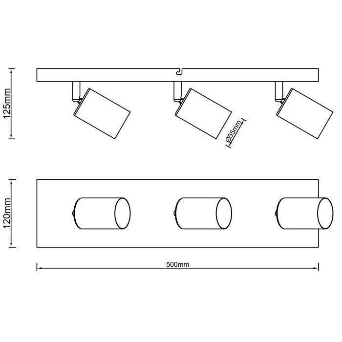 Brilliant Leuchten Brilliant Jello Deckenleuchte LED Schwarz, 3-flammig – Bild 7