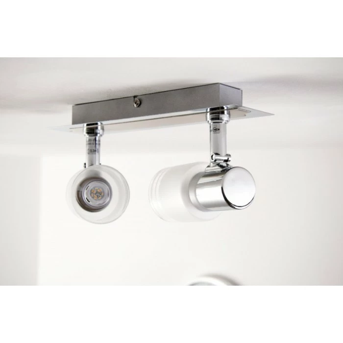 Brilliant Leuchten LED Deckenspot Chrom, Weiß, 2-flammig – Bild 12