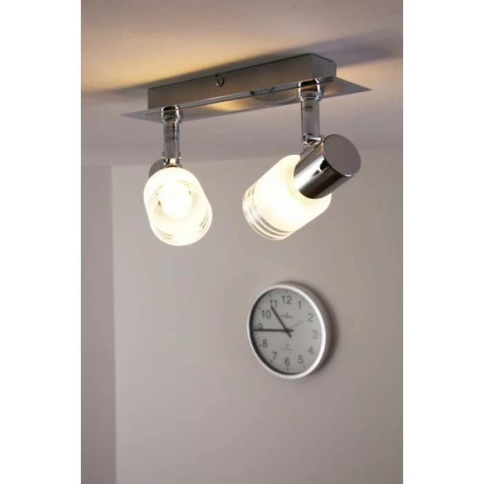 Brilliant Leuchten LED Deckenspot Chrom, Weiß, 2-flammig – Bild 6