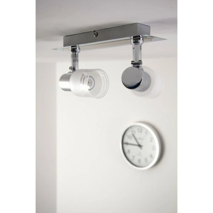 Brilliant Leuchten LED Deckenspot Chrom, Weiß, 2-flammig – Bild 7