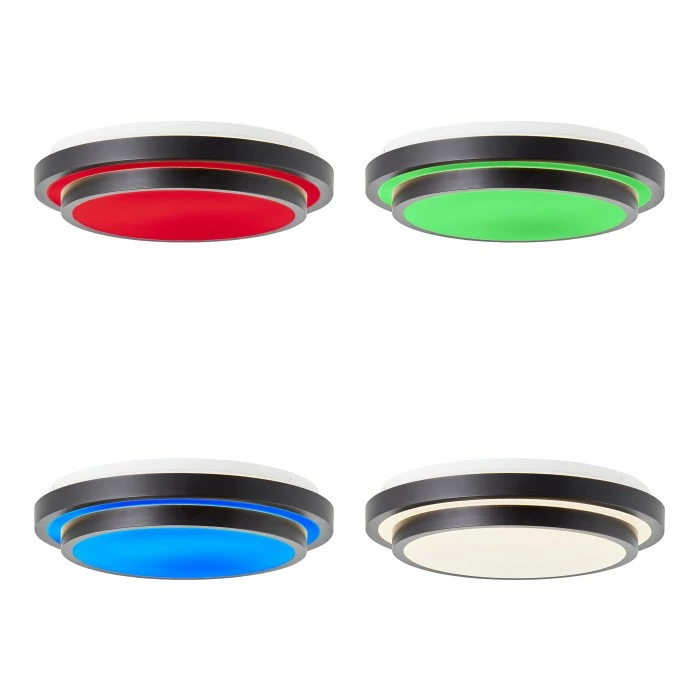 Brilliant Leuchten Ontario Deckenleuchte LED Weiß, 1-flammig – Bild 9