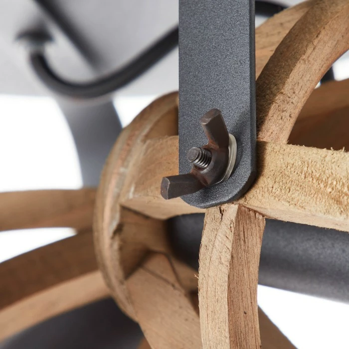 Brilliant Leuchten Brilliant Matrix Wood Deckenstrahler Schwarz, Braun, 3-flammig – Bild 3