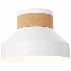 Brilliant Leuchten Brilliant Moka Deckenleuchte Weiß, 1-flammig