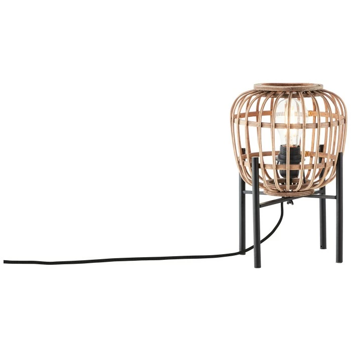 Brilliant Leuchten Brilliant Nikka Tischleuchte Schwarz, 1-flammig – Bild 2