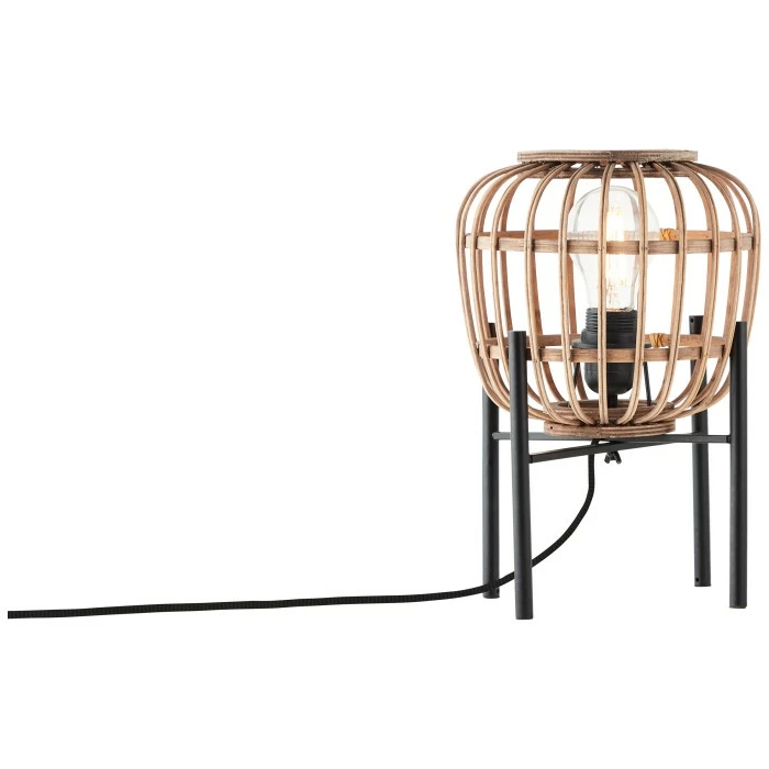 Brilliant Leuchten Brilliant Nikka Tischleuchte Schwarz, 1-flammig – Bild 3