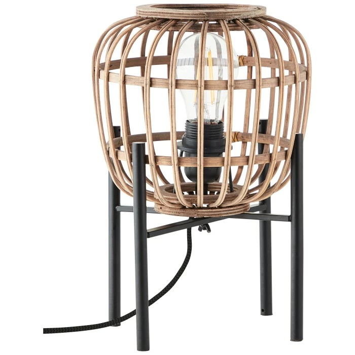 Brilliant Leuchten Brilliant Nikka Tischleuchte Schwarz, 1-flammig – Bild 6