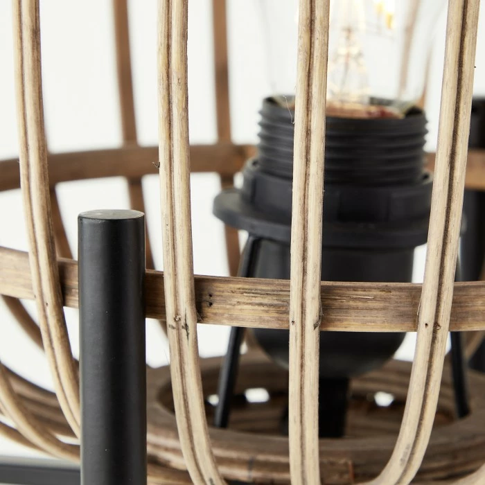 Brilliant Leuchten Brilliant Nikka Tischleuchte Schwarz, 1-flammig – Bild 7