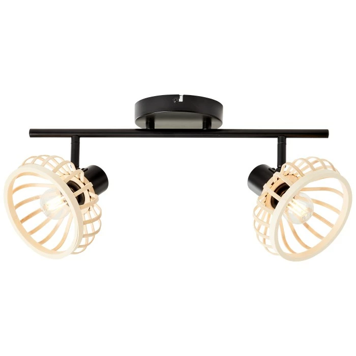 Brilliant Leuchten Brilliant Norah Deckenleuchte Schwarz, 2-flammig – Bild 2