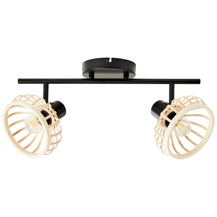 Brilliant Leuchten Brilliant Norah Deckenleuchte Schwarz, 2-flammig – Bild 4