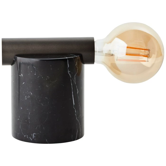 Brilliant Leuchten Brilliant Sevasti Tischleuchte Schwarz, Silber, 1-flammig – Bild 2