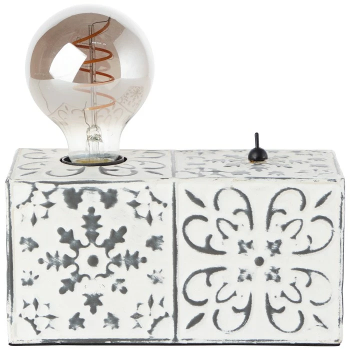 Brilliant Leuchten Brilliant Vagos Tischleuchte Cremefarben, 1-flammig – Bild 2