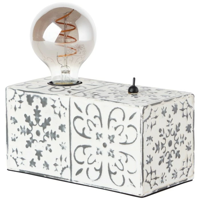 Brilliant Leuchten Brilliant Vagos Tischleuchte Cremefarben, 1-flammig – Bild 6