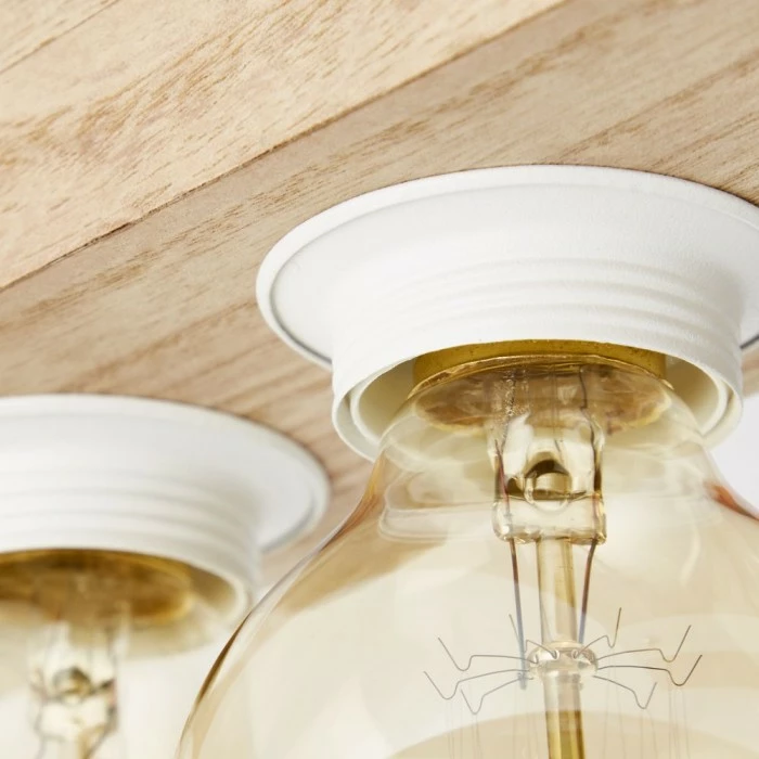 Brilliant Leuchten Brilliant White Wood Deckenleuchte Grau, Holz hell, 4-flammig – Bild 4