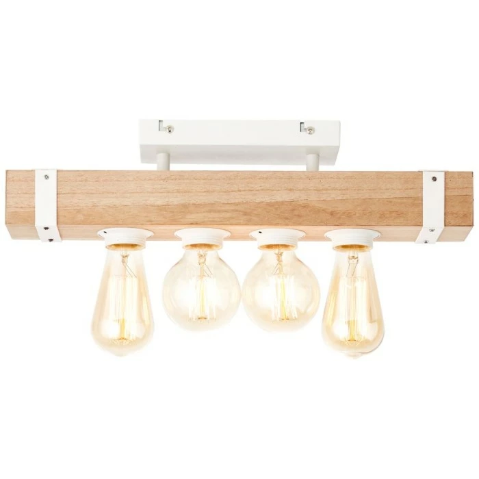 Brilliant Leuchten Brilliant White Wood Deckenleuchte Grau, Holz hell, 4-flammig – Bild 6