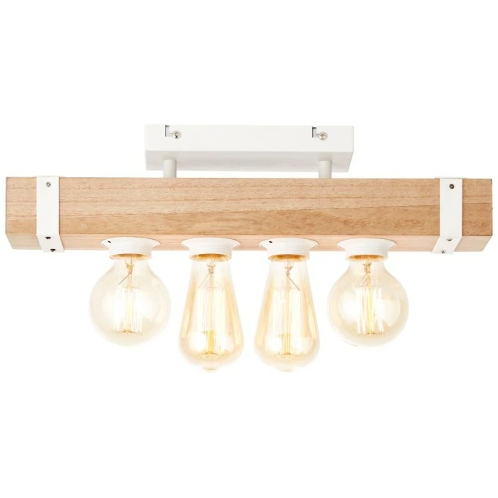 Brilliant Leuchten Brilliant White Wood Deckenleuchte Grau, Holz hell, 4-flammig – Bild 9