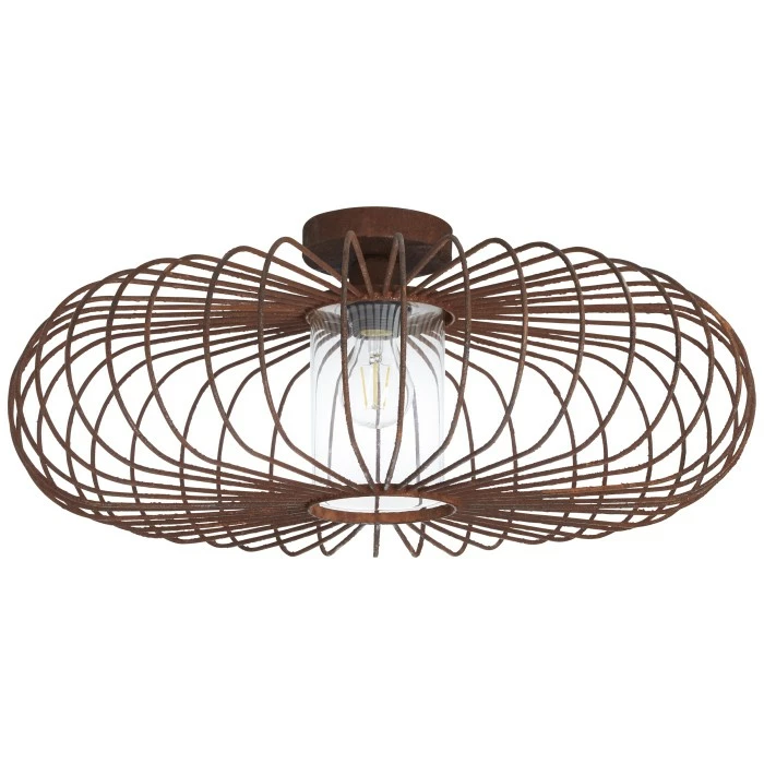 Brilliant Leuchten Brilliant Willard Deckenleuchte Rostfarben, Transparent, Klar, 1-flammig – Bild 2