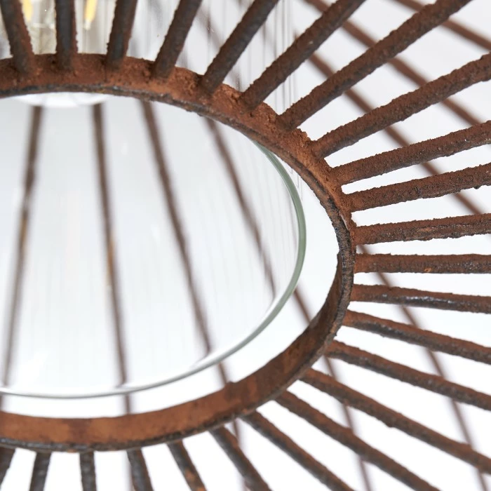 Brilliant Leuchten Brilliant Willard Deckenleuchte Rostfarben, Transparent, Klar, 1-flammig – Bild 4