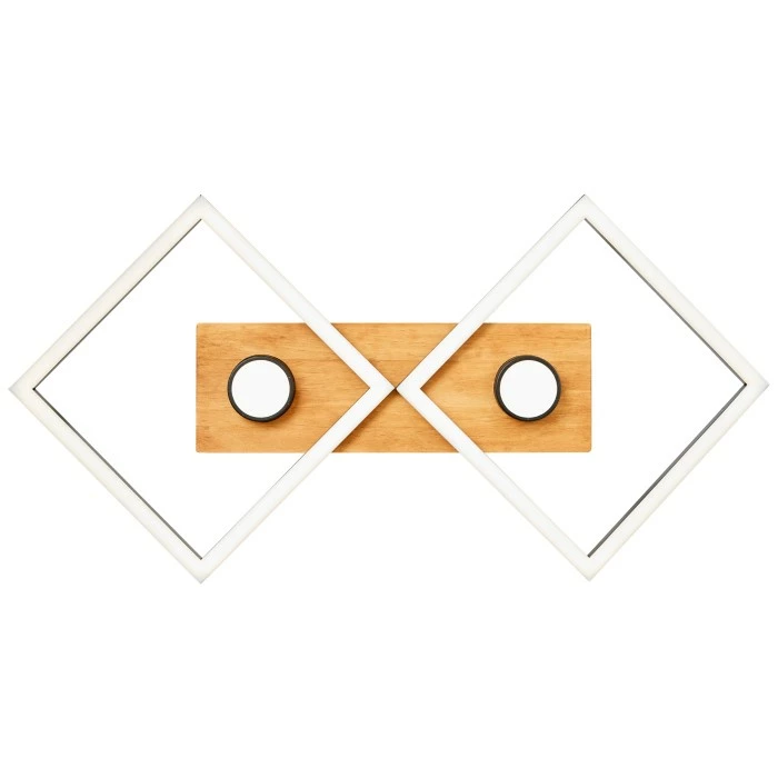 Brilliant Leuchten Brilliant Woodbridge Deckenleuchte LED Schwarz, Braun, 1-flammig – Bild 12