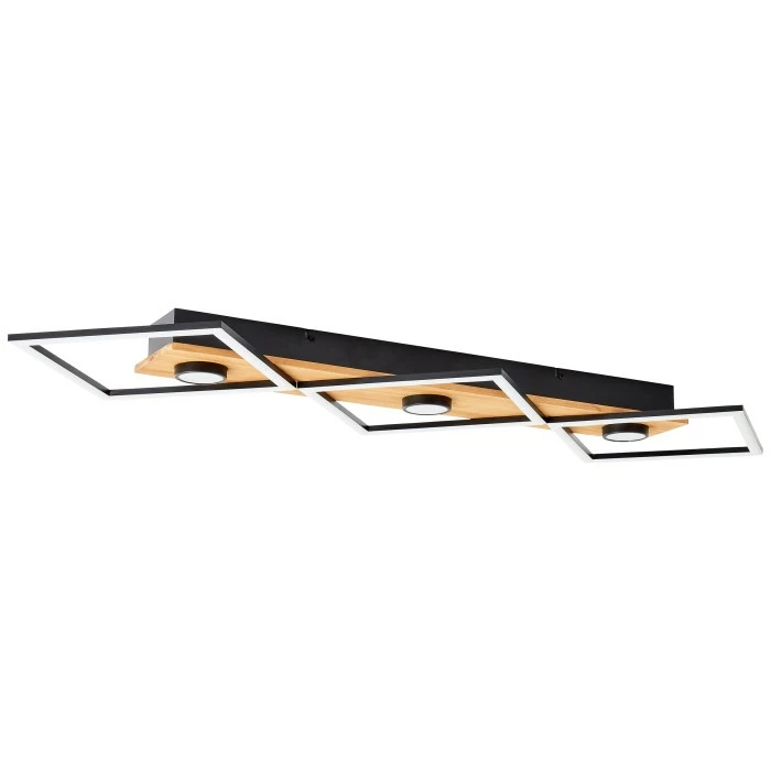 Brilliant Leuchten Brilliant Woodbridge Deckenleuchte LED Schwarz, Braun, 1-flammig – Bild 12