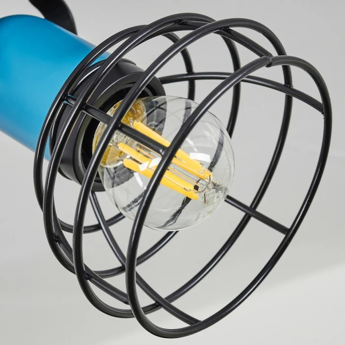 Hofstein Builako Deckenleuchte Blau, Schwarz, 1-flammig – Bild 3