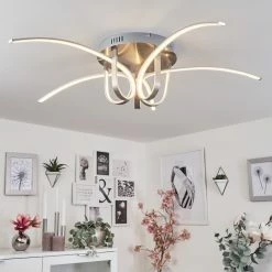 Hofstein Casale Deckenleuchte LED Chrom, 1-flammig