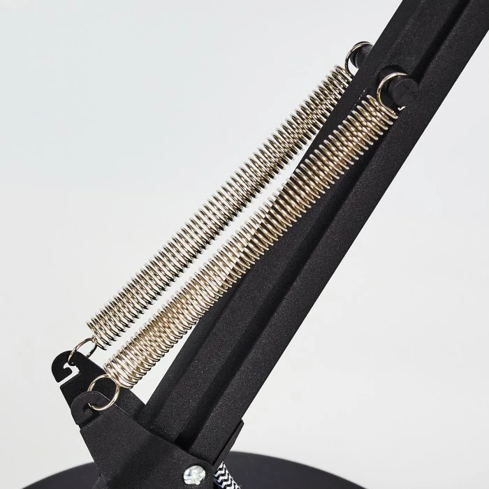 Hofstein Chara Tischleuchte Schwarz, Silber, 1-flammig – Bild 11