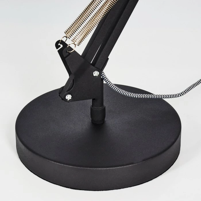 Hofstein Chara Tischleuchte Schwarz, Silber, 1-flammig – Bild 6