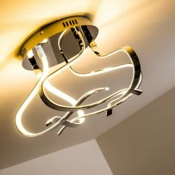 Hofstein Colle Deckenleuchte LED Chrom, 1-flammig