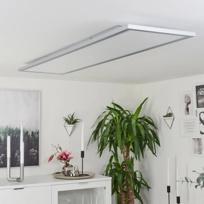 Hofstein Colminy Deckenpanel LED Silber, 1-flammig – Bild 4