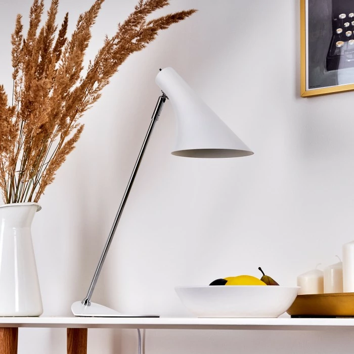 Hofstein Corralcay Tischleuchte Chrom, Weiß, 1-flammig – Bild 2