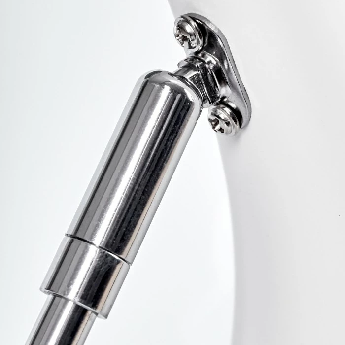 Hofstein Corralcay Tischleuchte Chrom, Weiß, 1-flammig – Bild 12