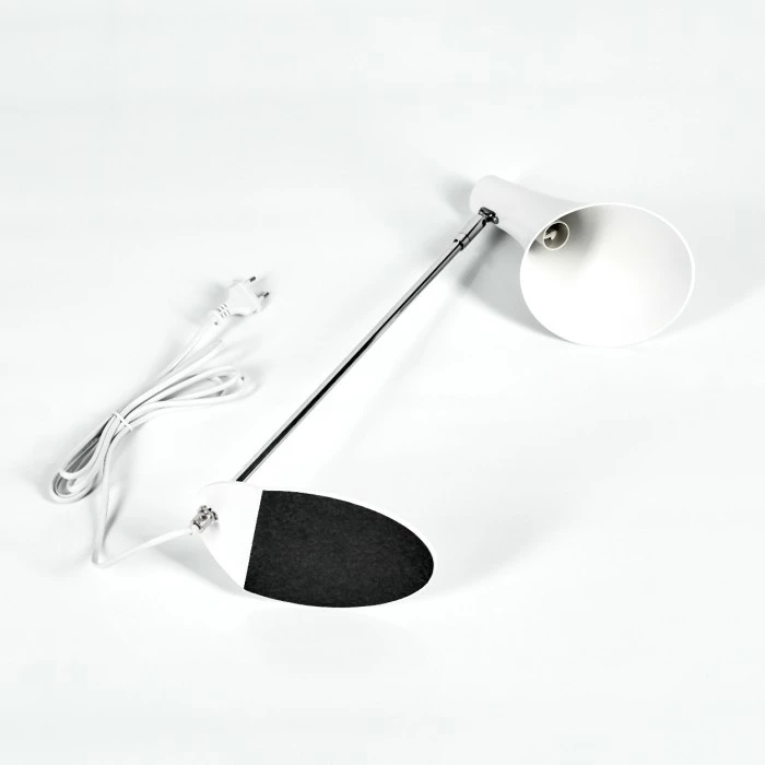 Hofstein Corralcay Tischleuchte Chrom, Weiß, 1-flammig – Bild 5