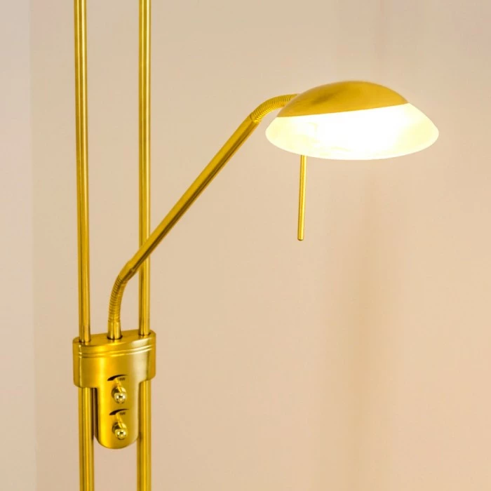 Hofstein Deckenfluter Biot LED Messing, 2-flammig – Bild 16