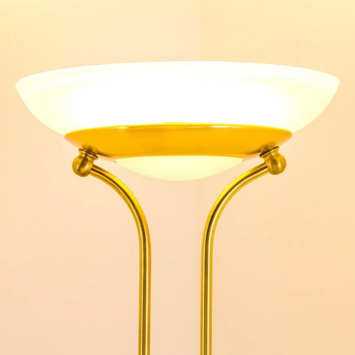 Hofstein Deckenfluter Biot LED Messing, 2-flammig – Bild 17