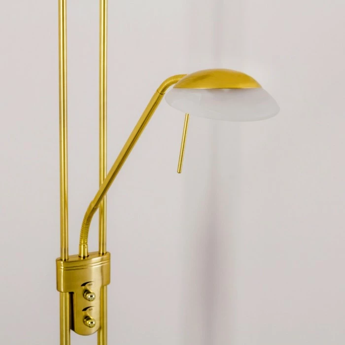 Hofstein Deckenfluter Biot LED Messing, 2-flammig – Bild 19