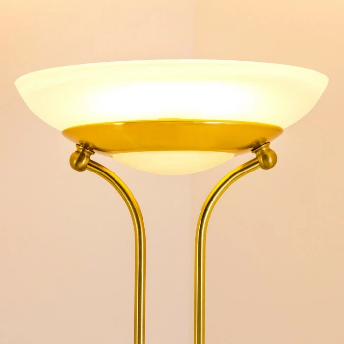 Hofstein Deckenfluter Biot LED Messing, 2-flammig – Bild 10