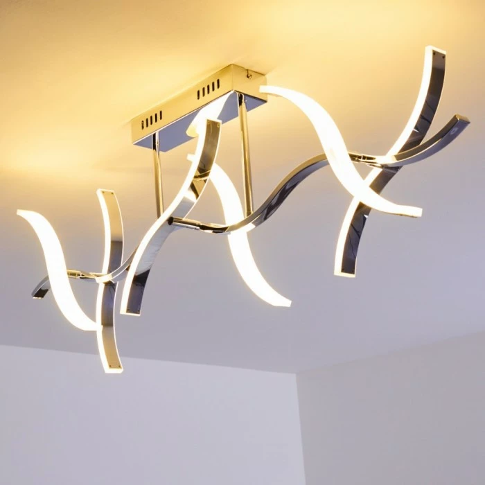 Hofstein Deckenleuchte Andria LED Chrom, 6-flammig – Bild 12