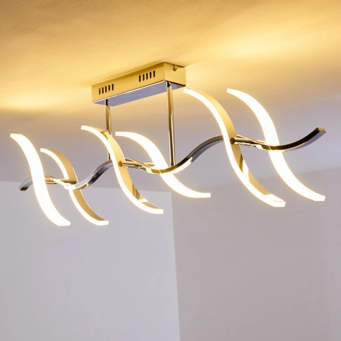 Hofstein Deckenleuchte Andria LED Chrom, 6-flammig – Bild 18