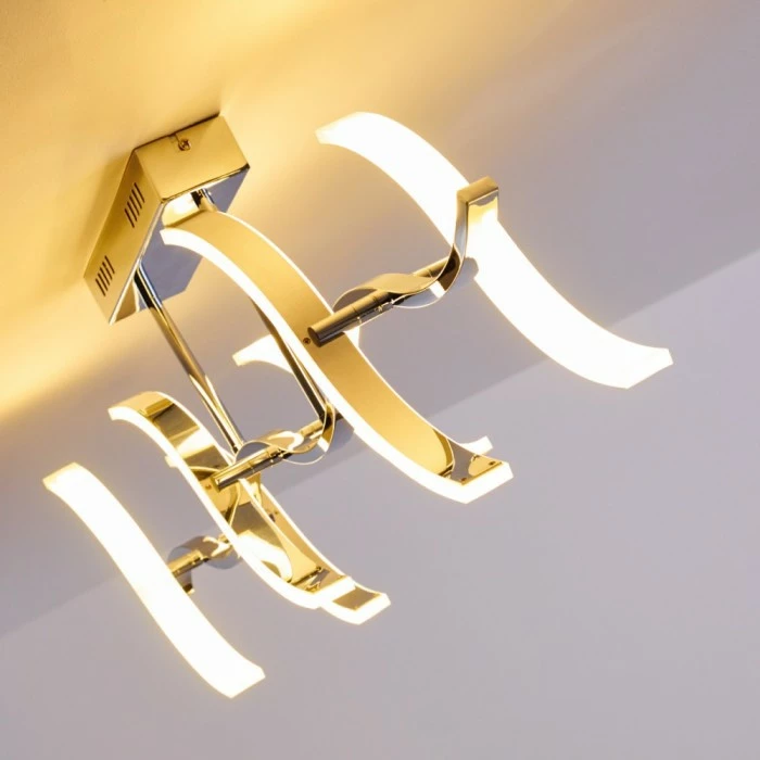 Hofstein Deckenleuchte Andria LED Chrom, 6-flammig – Bild 25