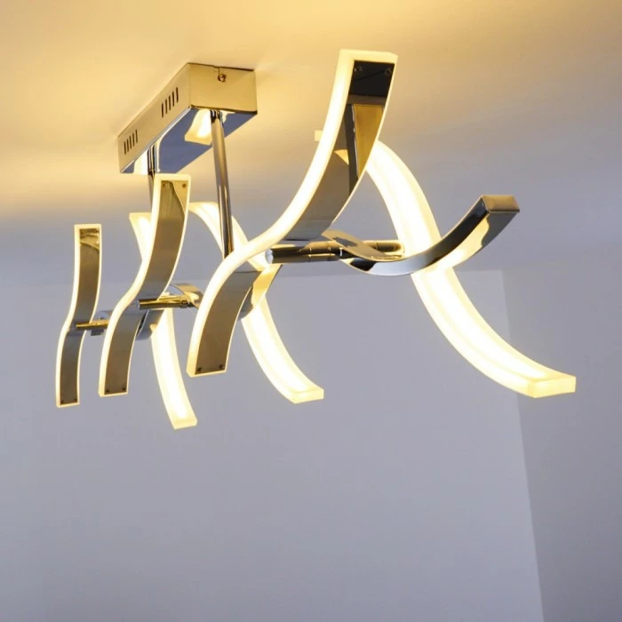 Hofstein Deckenleuchte Andria LED Chrom, 6-flammig – Bild 32