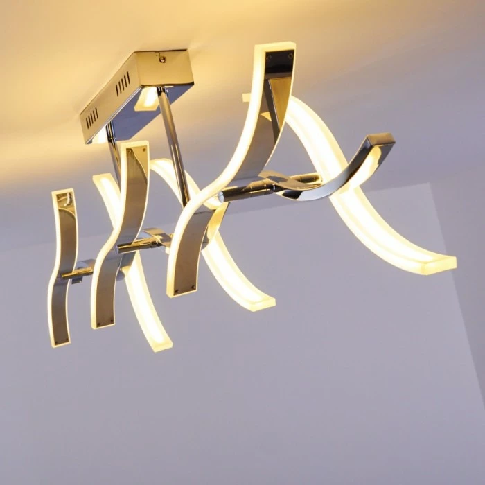 Hofstein Deckenleuchte Andria LED Chrom, 6-flammig – Bild 33