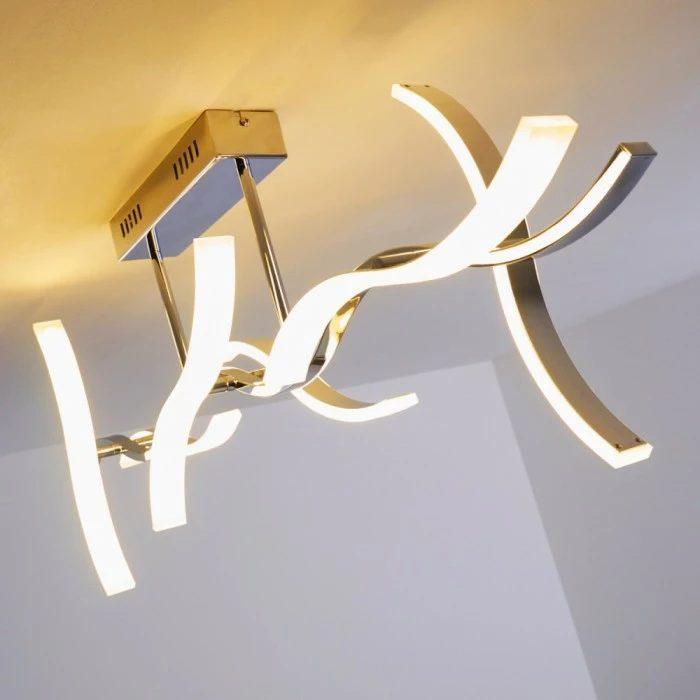 Hofstein Deckenleuchte Andria LED Chrom, 6-flammig – Bild 6