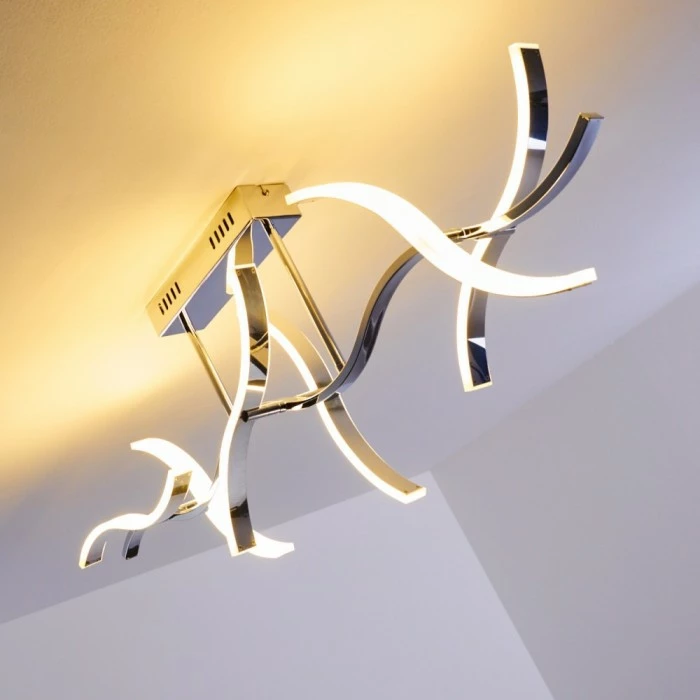 Hofstein Deckenleuchte Andria LED Chrom, 6-flammig – Bild 10